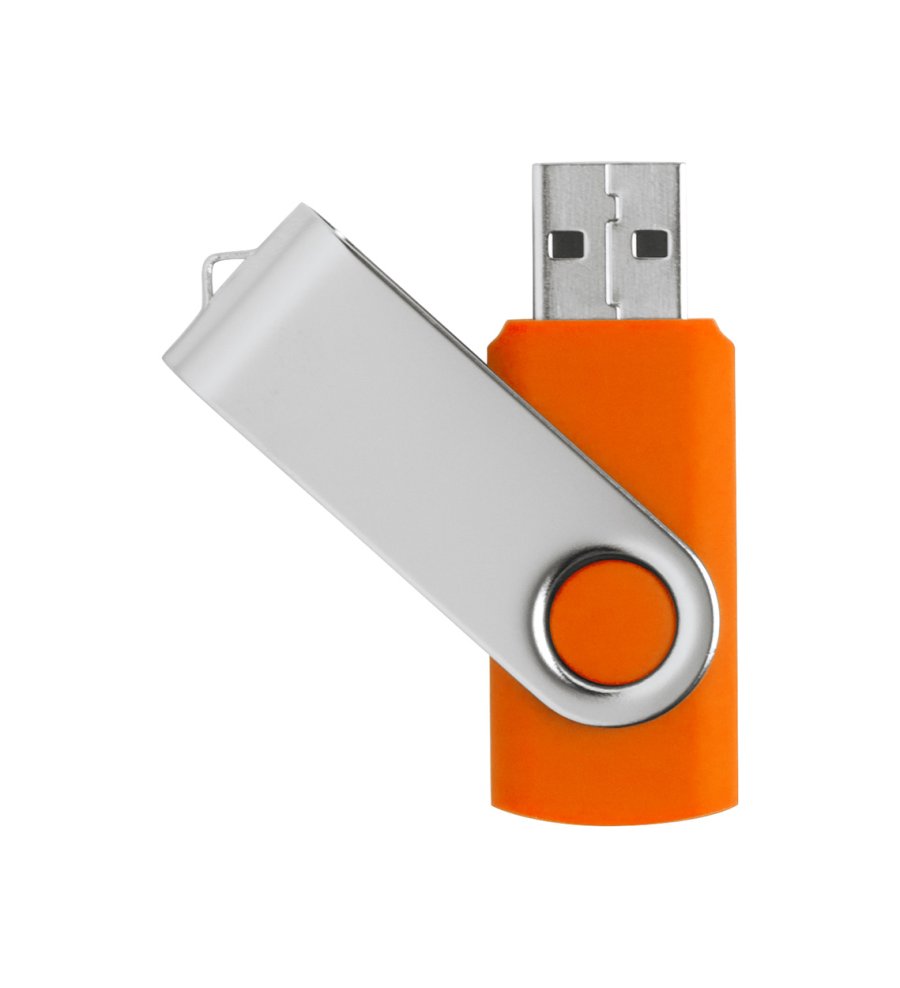 TwistDrive USB flash disk, oranžová