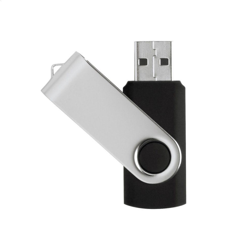 TwistDrive USB flash disk, černá