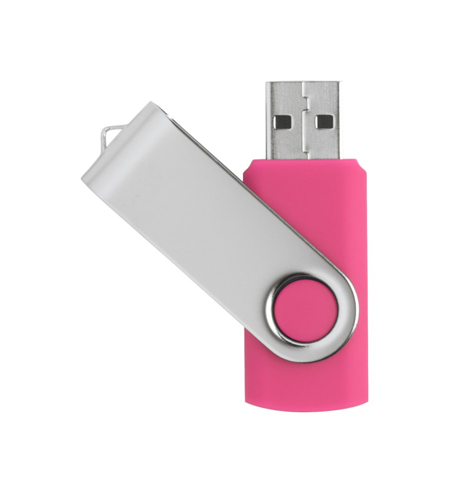 TwistDrive USB flash disk, růžová