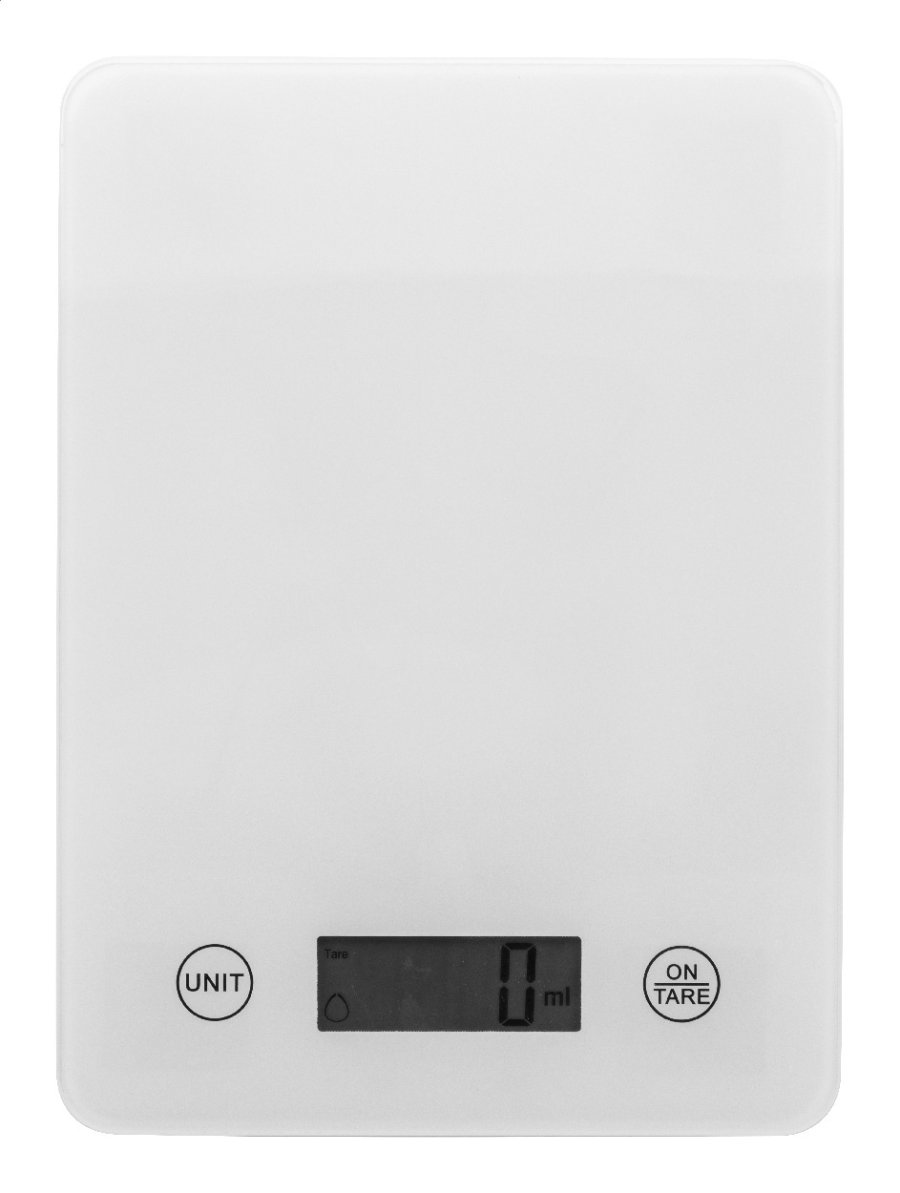 Dosage dobíjecí kuchyňská váha, bílá