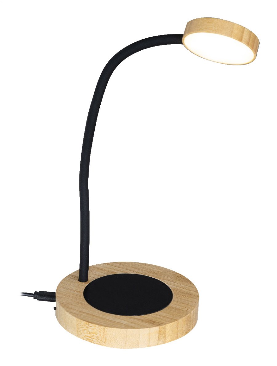SipLight stolní lampa s ohřívačem hrnků, přírodní
