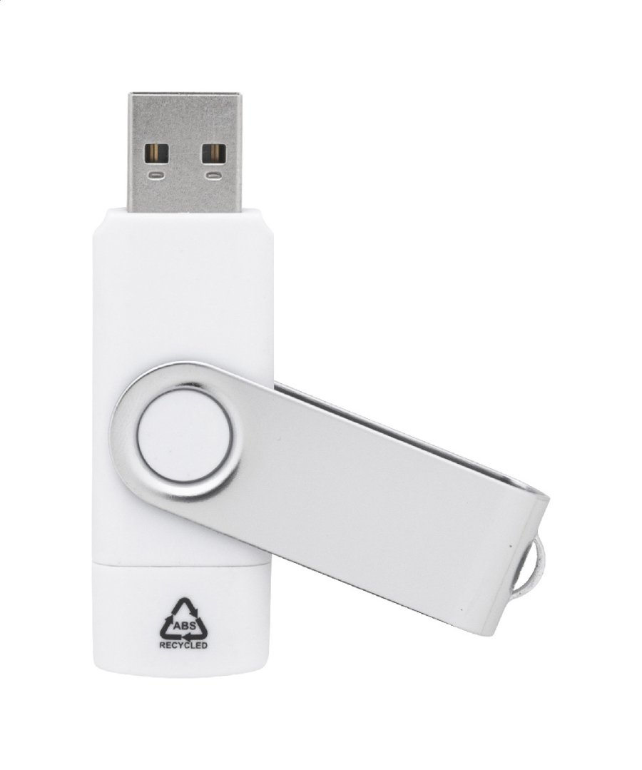 TwistDrive Plus USB flash disk RABS OTG, bílá