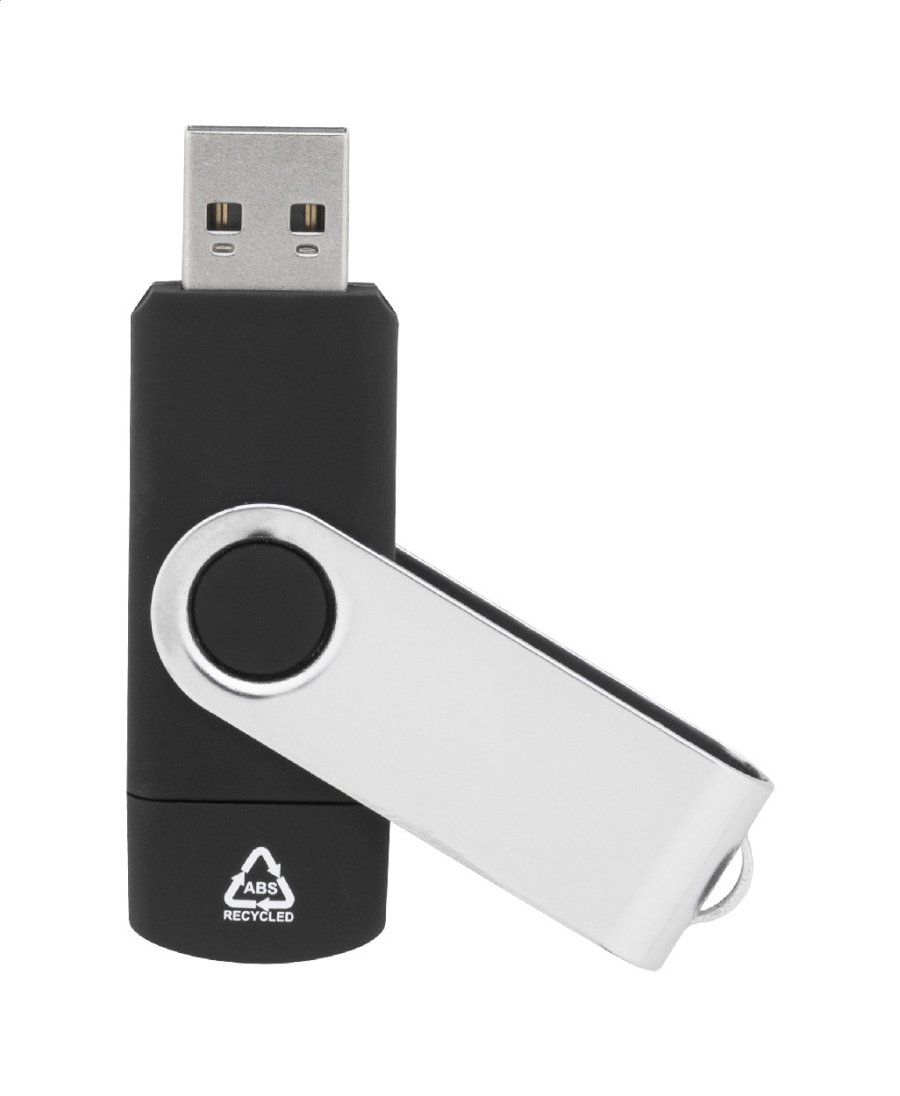 TwistDrive Plus USB flash disk RABS OTG, černá