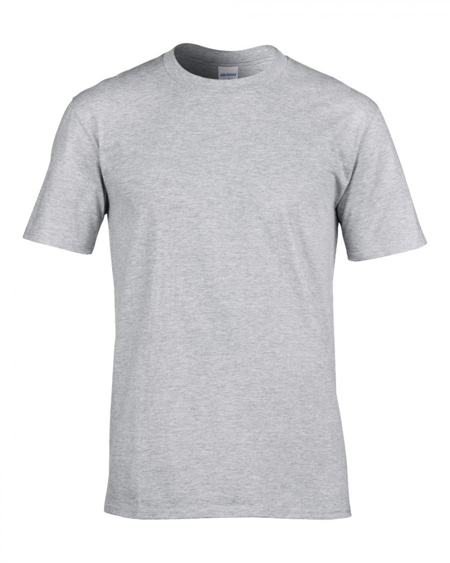 "Premium Cotton" tričko, světle šedá