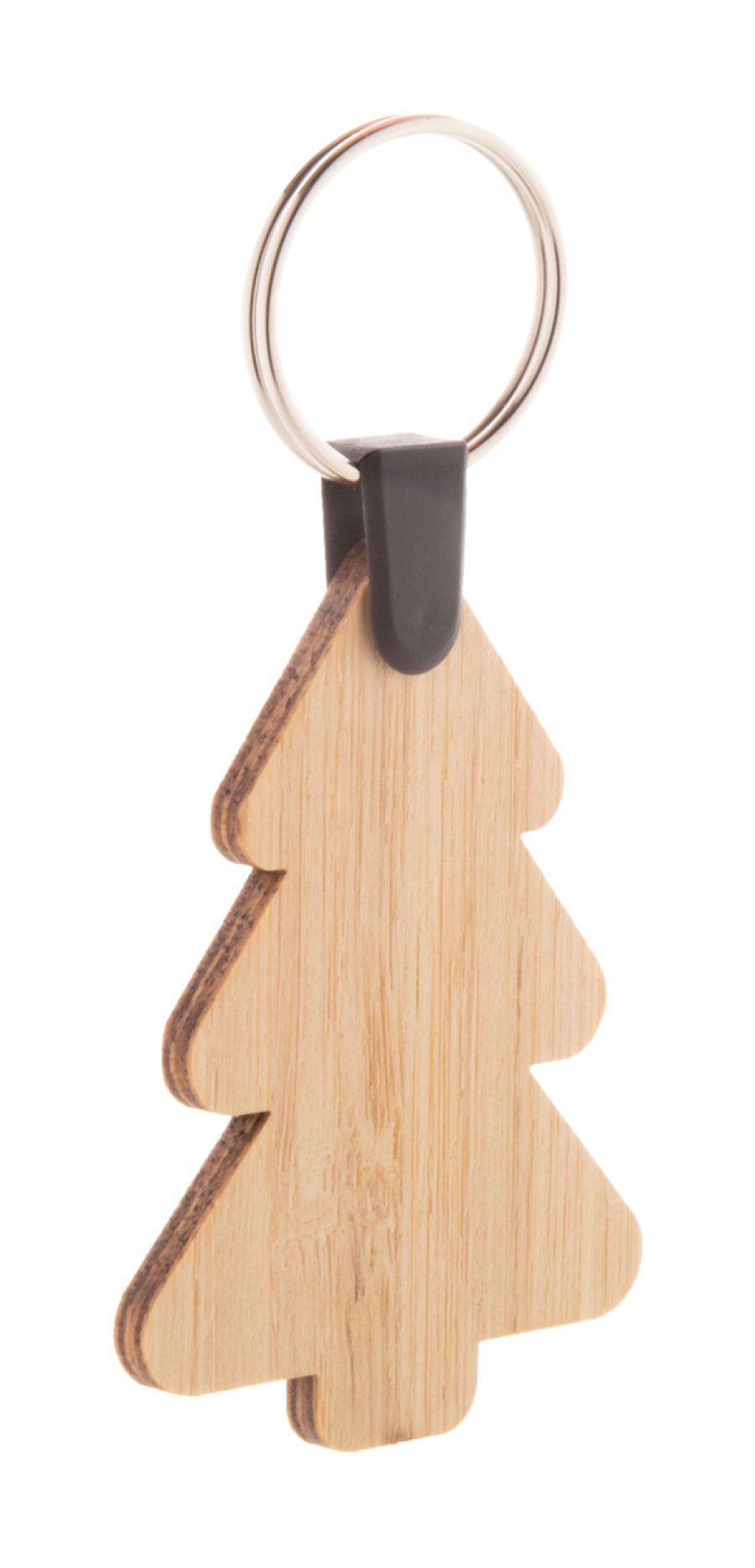 "Fjerny" vánoční přívěšek na klíče, stromeček, přírodní