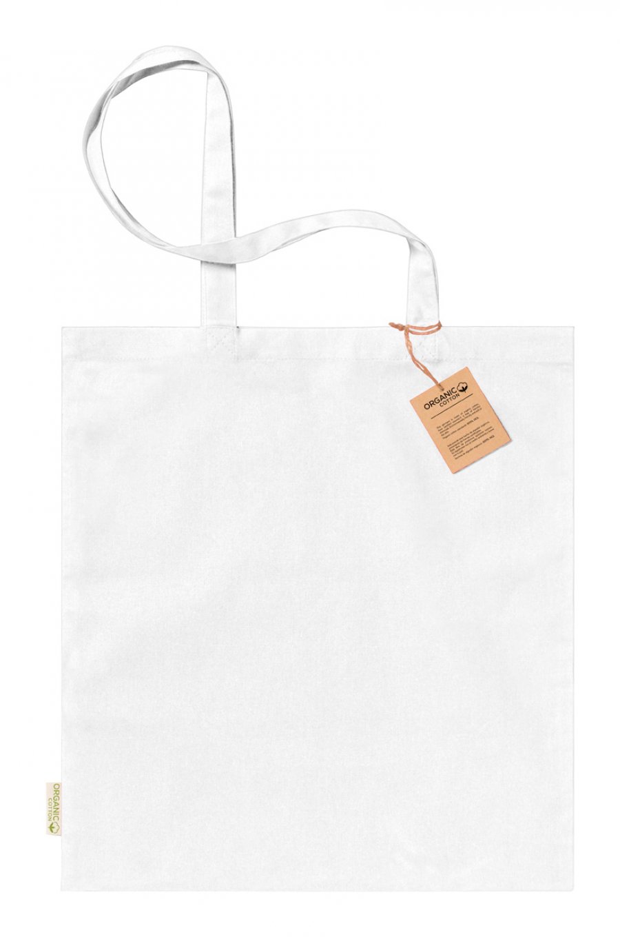 "Klimbou" bavlněná nákupní taška, bílá