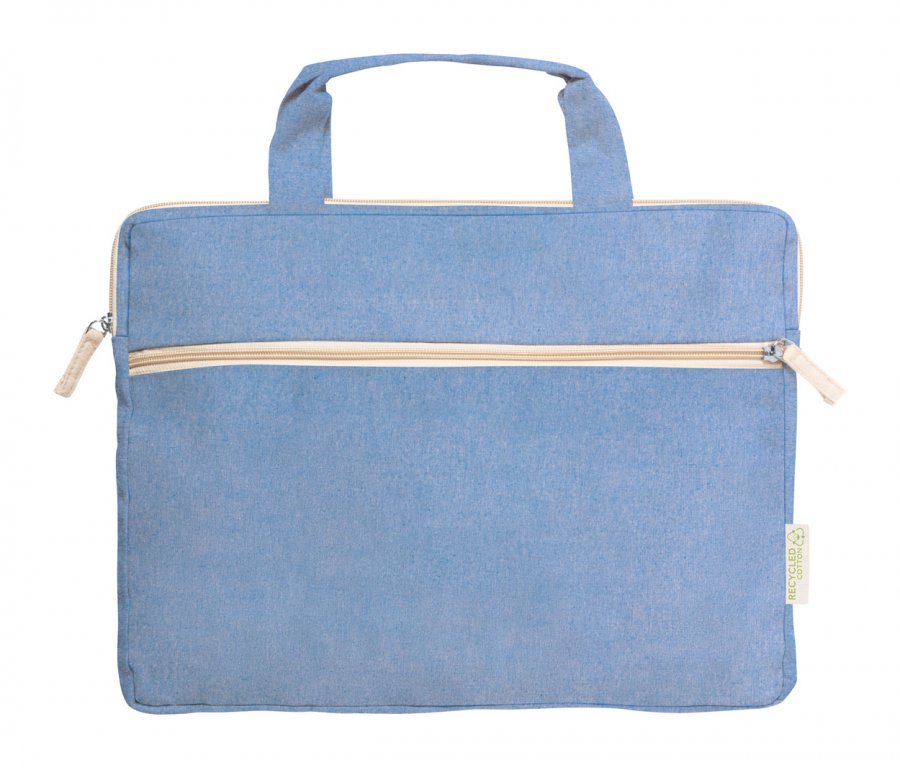 "Baiplur" bavlněná taška na dokumenty, modrá