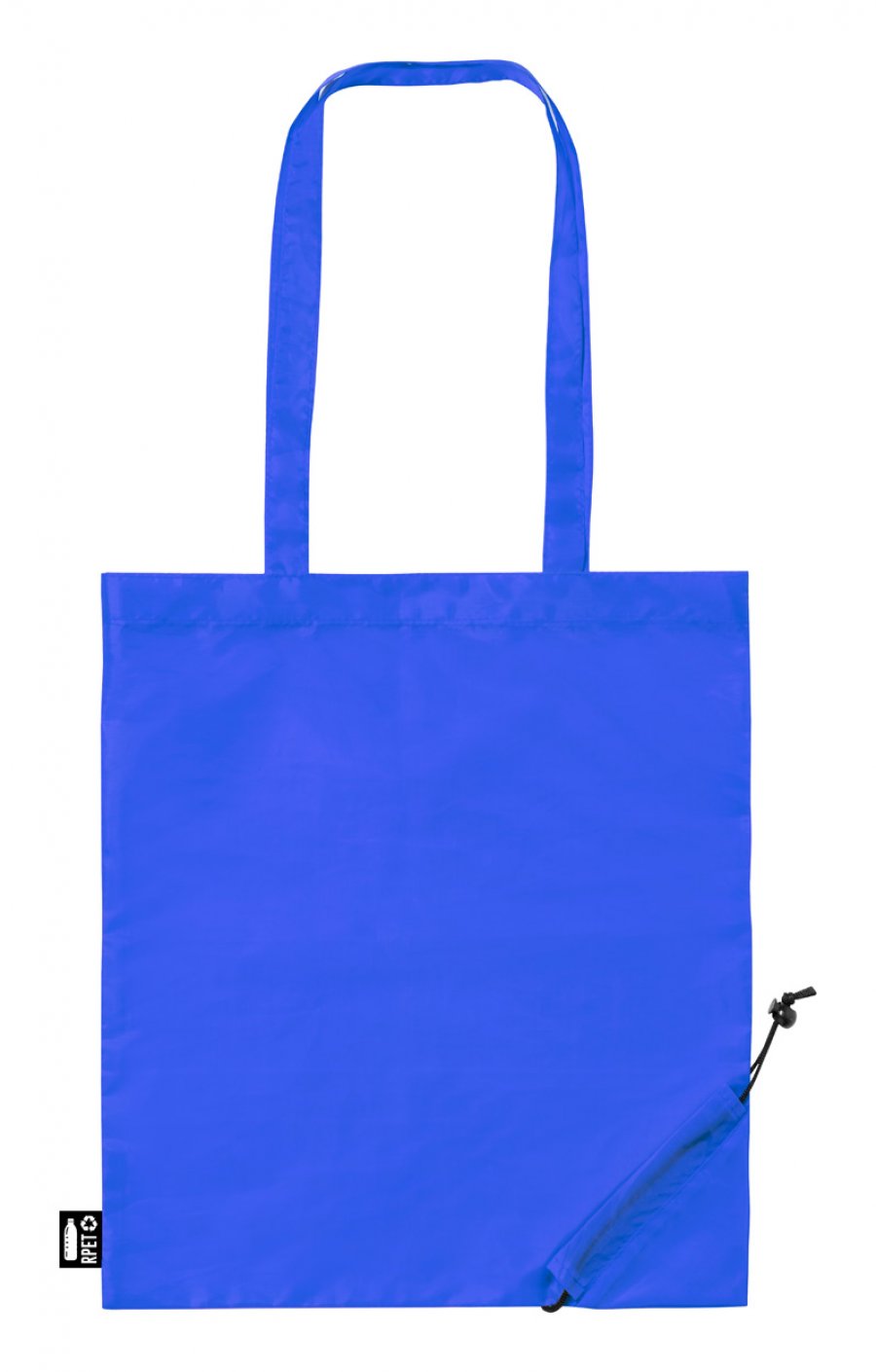 "Lulu" skládací RPET nákupní taška, modrá