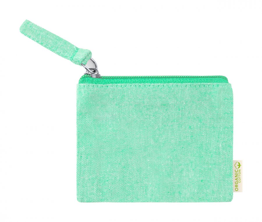 "Fontix" bavlněná peněženka, zelená