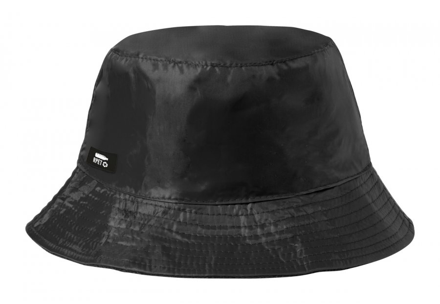"Skix" rPET rybářský klobouk, černá