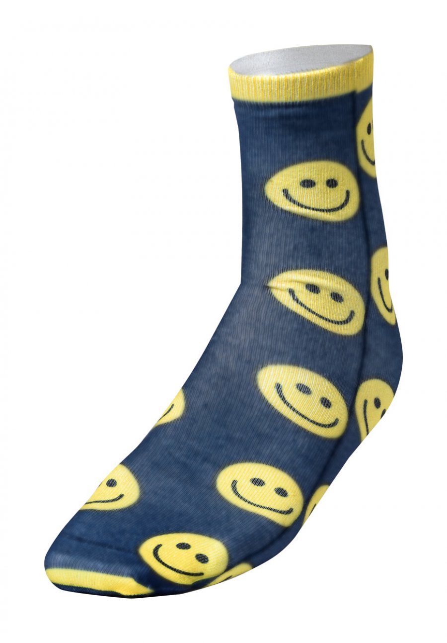 "Zadox" ponožky, emotikon, vícebarevná