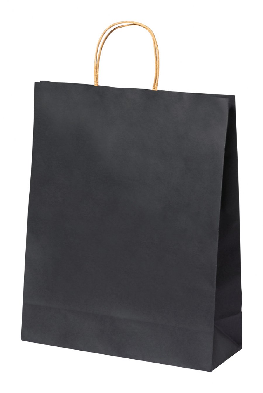 "Linel" papírová taška, černá