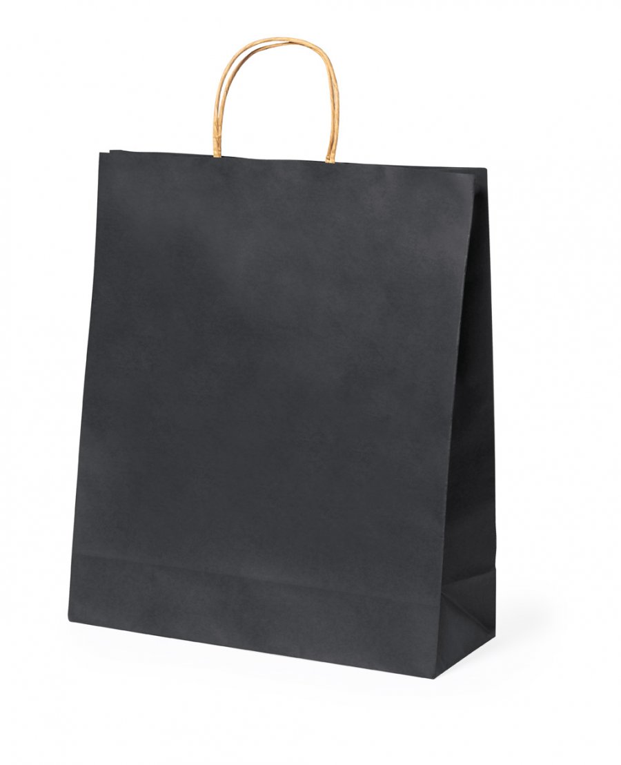 "Mepus" papírová taška, černá