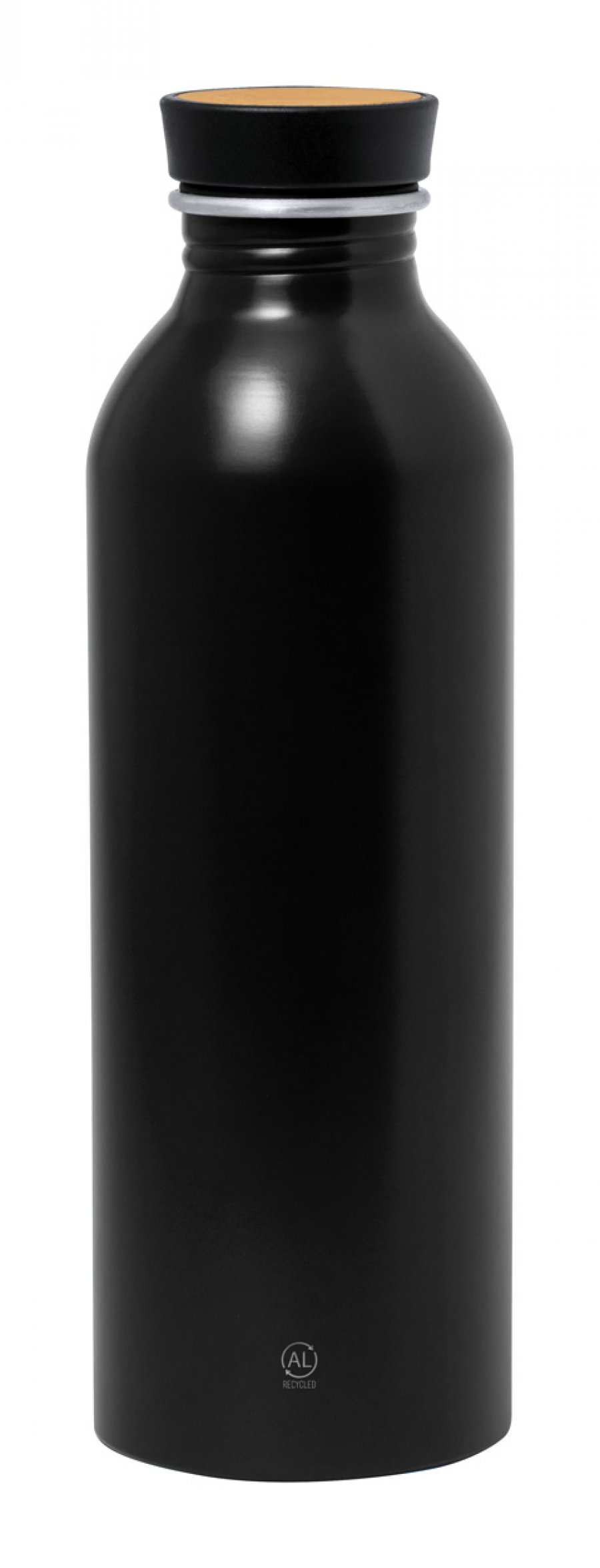 "Claud" recyklovaná hliníková láhev, černá