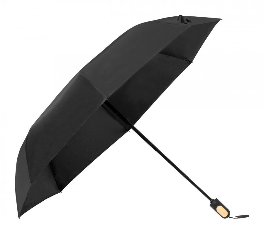"Barbra" rPET deštník, černá