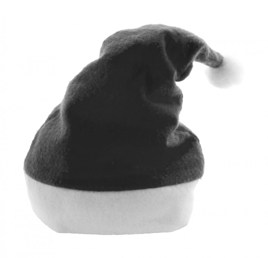 "Papa Noel" santa Klausovská čepice, černá