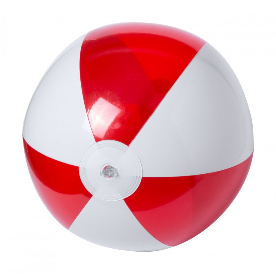 "Zeusty" plážový míč (ø28 cm), červená
