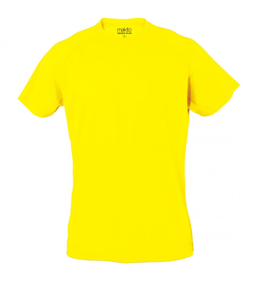 "Tecnic Plus T" sportovní tričko, fluorescenční žlutá