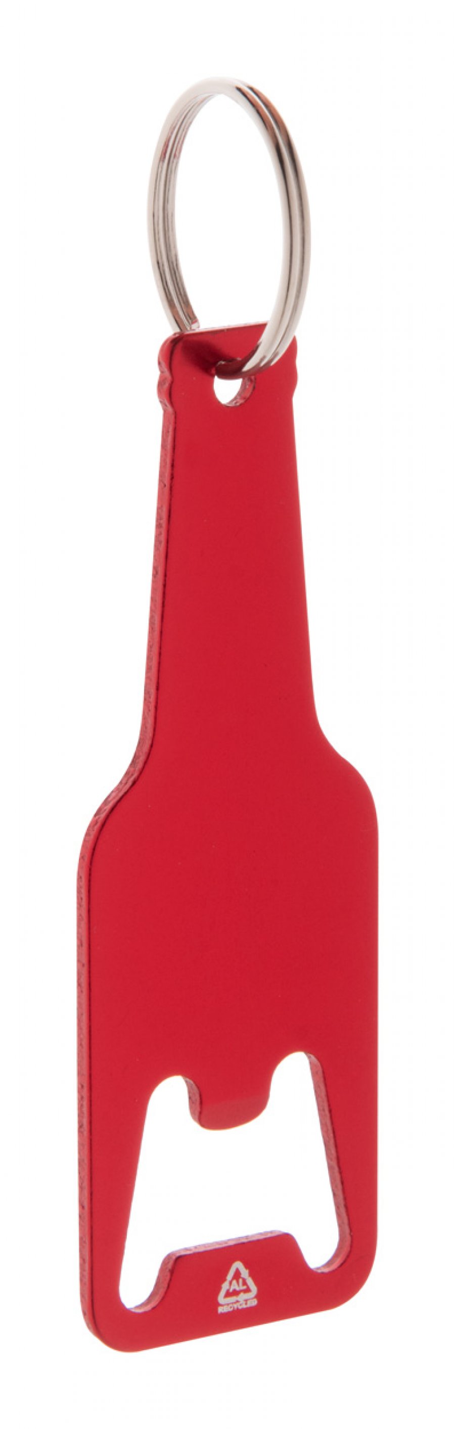 "Kaipi" přívěšek na klíče s otvírákem na láhve, červená