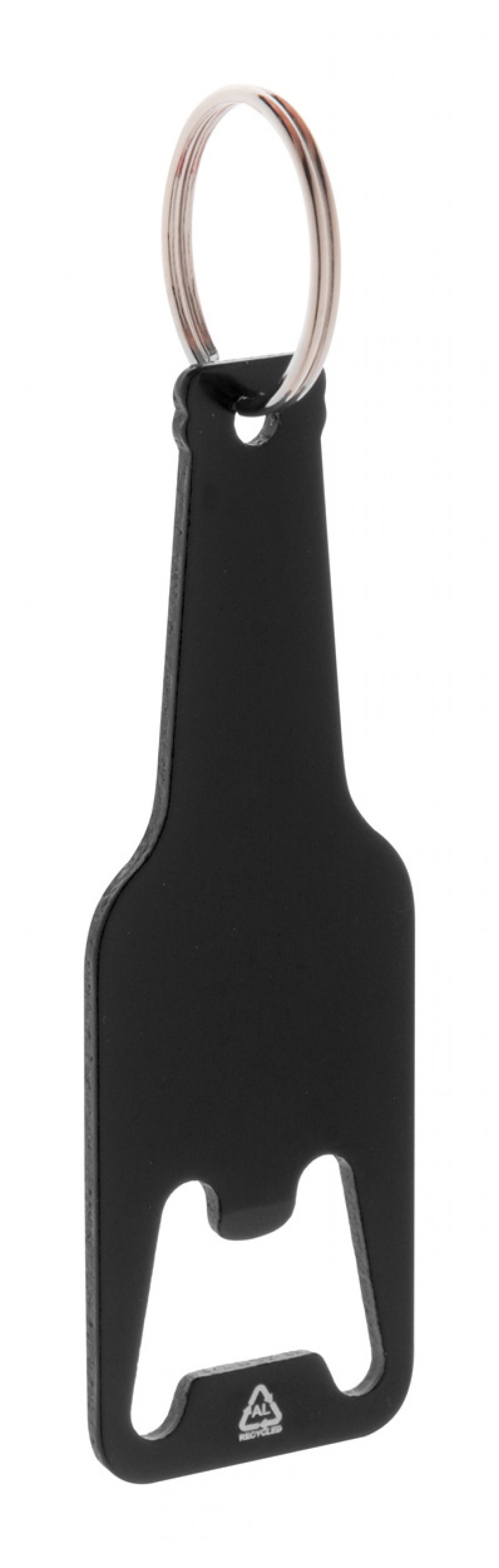 "Kaipi" přívěšek na klíče s otvírákem na láhve, černá