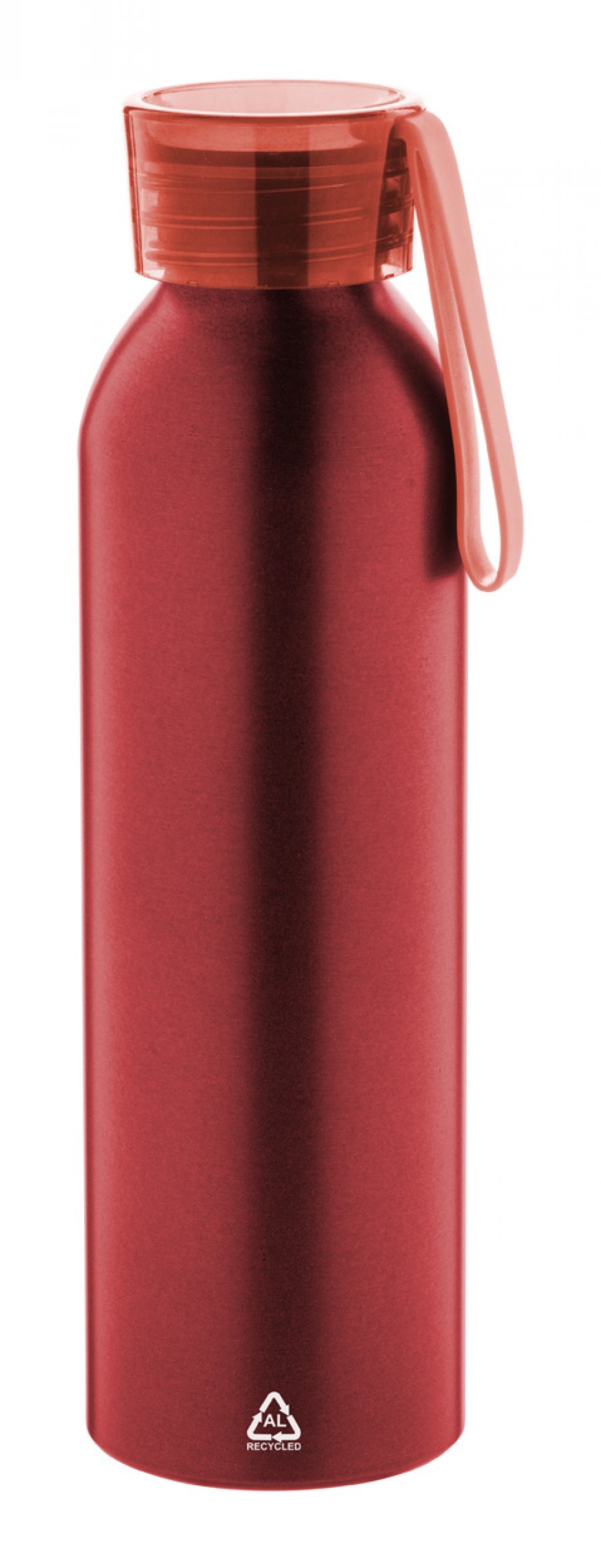 "Ralusip" recyklovaná hliníková láhev, červená