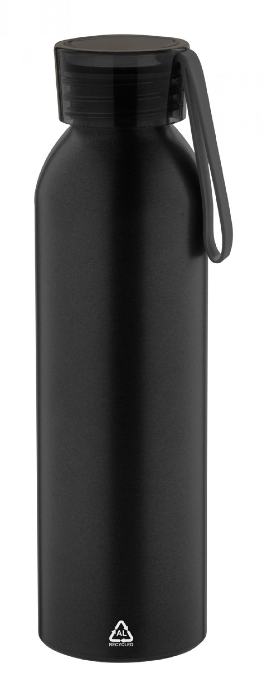 "Ralusip" recyklovaná hliníková láhev, černá