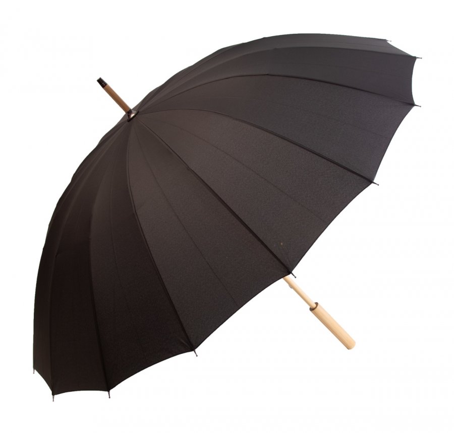 "Takeboo" rPET deštník, černá