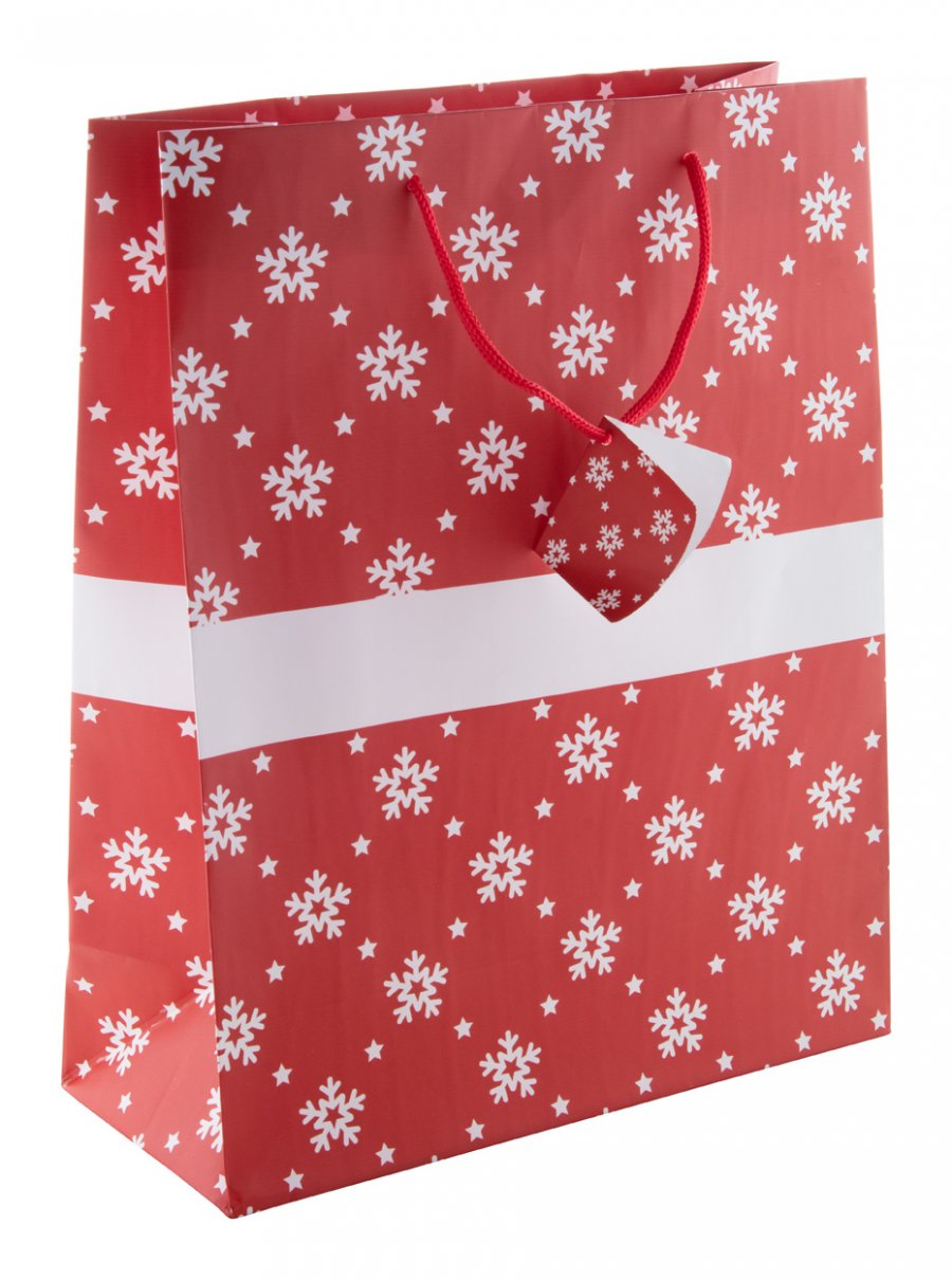 "Palokorpi L" vánoční taška, velká, červená