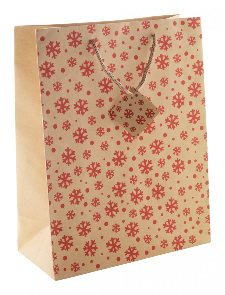 "Majamaki L" vánoční taška, velká, přírodní