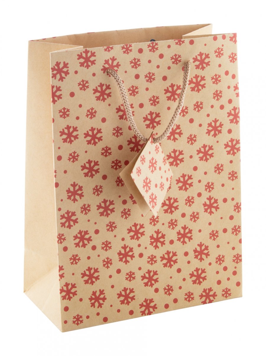 "Majamaki S" vánoční taška, malá, přírodní