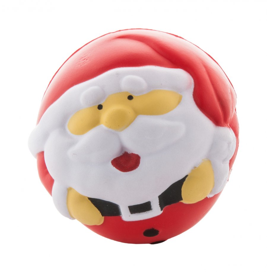 "Santa Claus" antistres balonek, červená