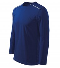 Long Sleeve triko unisex, královská modrá