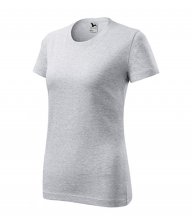 Classic New tričko dámské, světle šedý melír