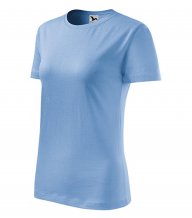 Classic New tričko dámské, nebesky modrá