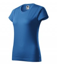 Basic tričko dámské, azurově modrá