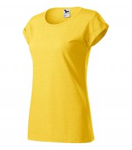 Fusion tričko dámské, žlutý melír