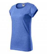 Fusion tričko dámské, modrý melír