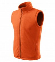 Next fleece vesta unisex, oranžová