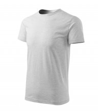Basic Free tričko pánské, světle šedý melír