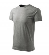 Heavy New Free tričko unisex, tmavě šedý melír