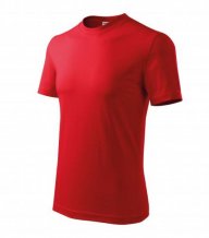 Base tričko unisex, červená
