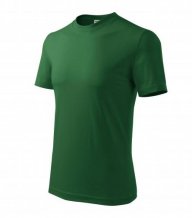 Recall tričko unisex, lahvově zelená