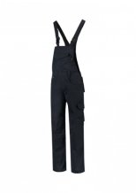 Dungaree Overall Industrial pracovní kalhoty s laclem unisex, námořní modrá
