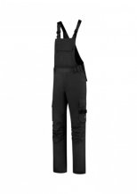 Bib & Brace Twill Cordura pracovní kalhoty s laclem unisex, černá