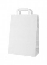 "Market" papírová taška, bílá