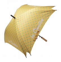 "CreaRain Square RPET" deštník na zakázku, bílá