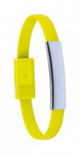 "Ceyban" náramek s USB nabíjecím kabelem, žlutá