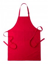 "Konner" kuchařská zástěra, červená