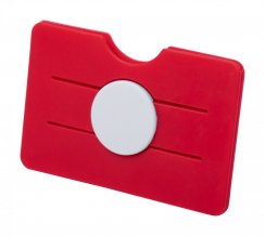 "Tisson" obal na kreditní karty, červená