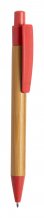 "Sydor" bambusové kuličkové pero, červená